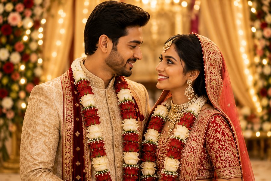 Married couple who met on Apna Matrimonial